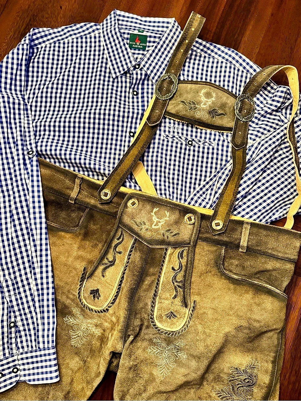 Oktoberfest! Bavaria Trachten Leather Lederhosen Authentic